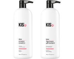 Kis Keramax duo shampoo en treatment 1L | Extra voordelig