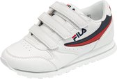 Fila Retro Running Sneaker Orbit Fastener Low Kids White / Dress blue-29