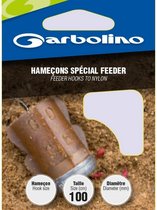 Garbolino Onderlijnen Speciaal Feeder 100cm (10 pcs) - Maat : Haak 12 - 0.16mm