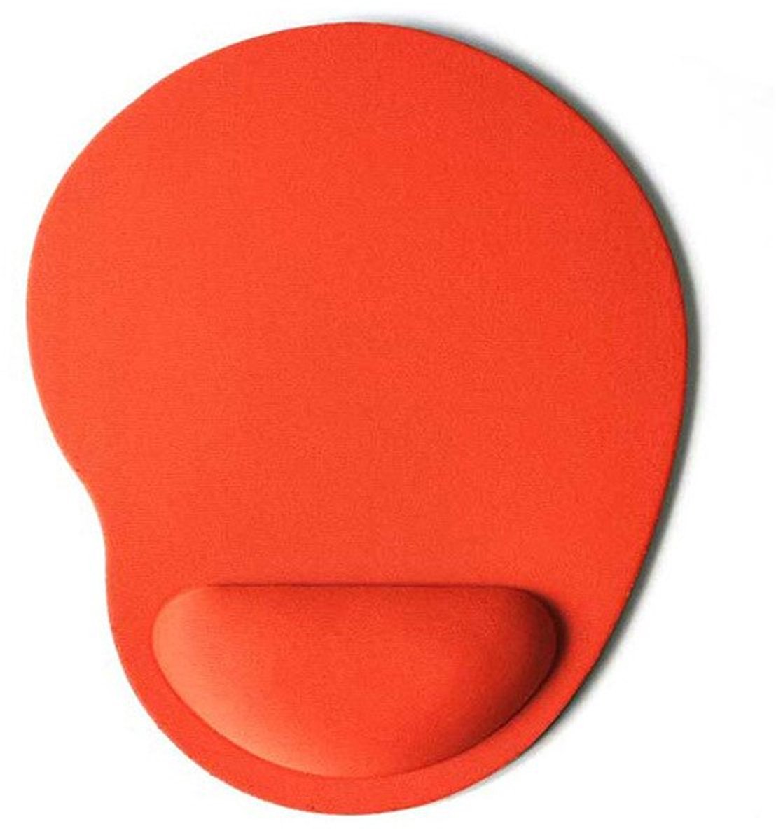 Gadgetpoint - Antislip Muismat - Polssteun - Mousepad - Rond Oranje