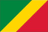 VlagDirect - Congolese vlag - Congo-Brazzaville vlag - Republiek Congo vlag - 90 x 150cm.
