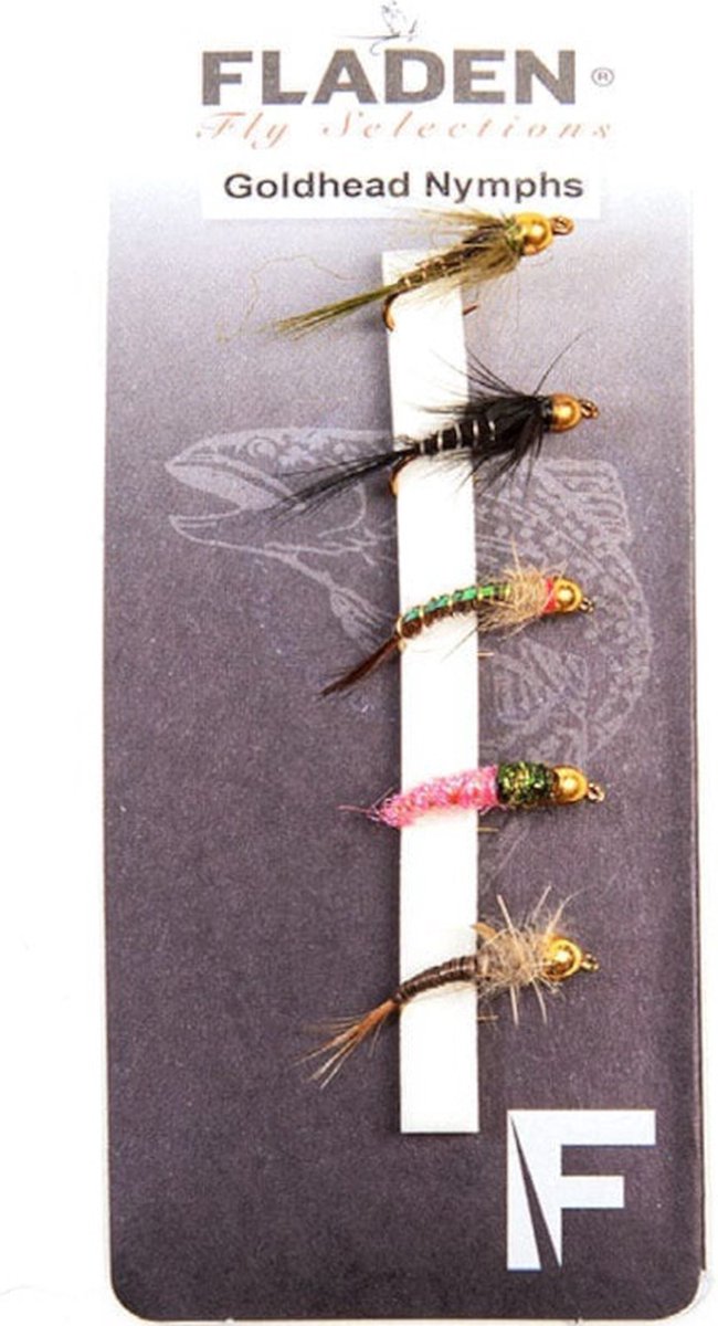 Fladen Maxximus Flies Goldhead Nymphs - Vliegvis Vlieg