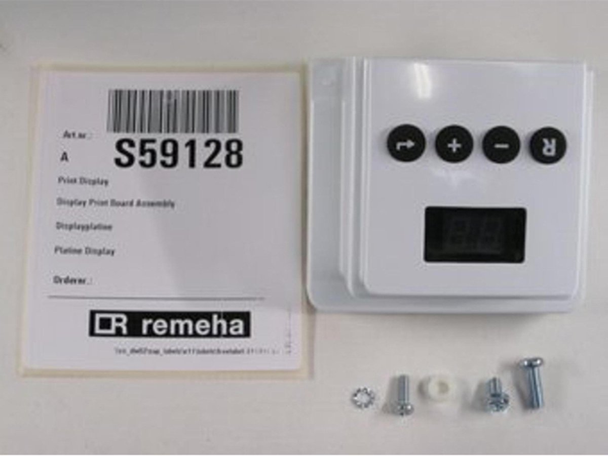 Remeha S59128 Print Display / Printplaat Display - Geschikt voor Avanta (2004 - 2021)