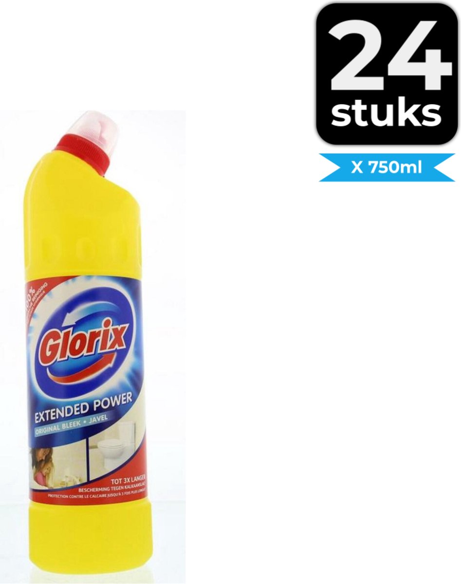 Goedkoopste Glorix - Toiletreiniger - Original - Dikke bleek - 750ml x 24