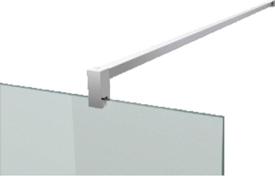 Novellini Young 2.0 R2 1/4 ronde douchewand 90 helder glas chroom