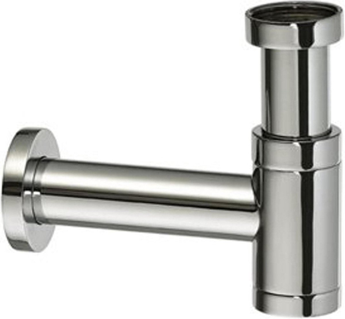 Raminex Slim designsifon voor fontein 1 1/4 x32mm RVS look