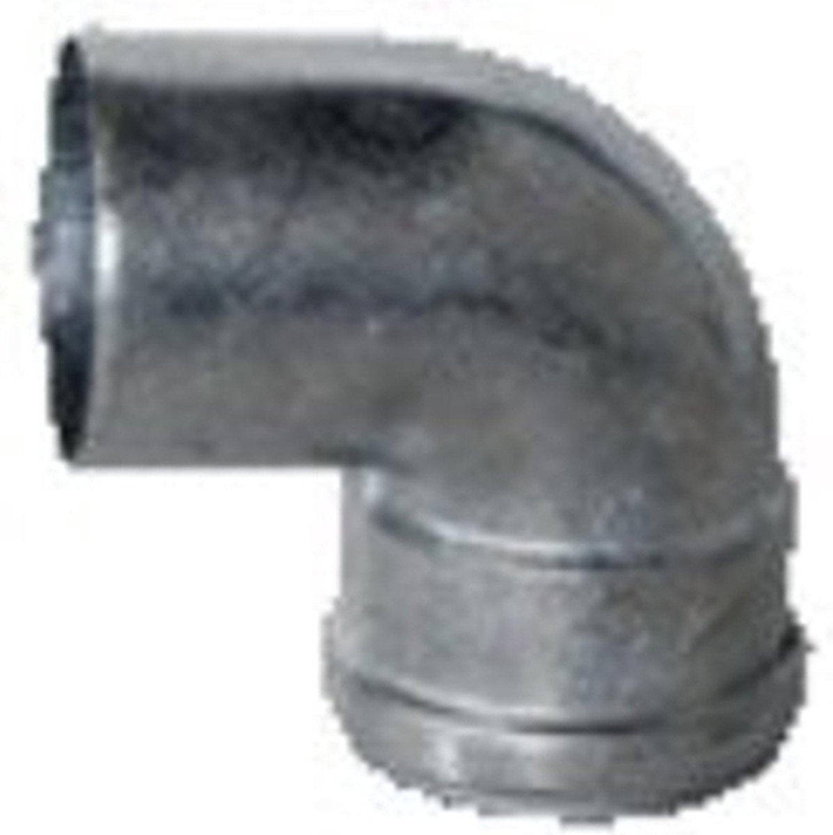 Burgerhout BM FIX Dikwandige aluminium afvoerbocht 90 graden 80mm