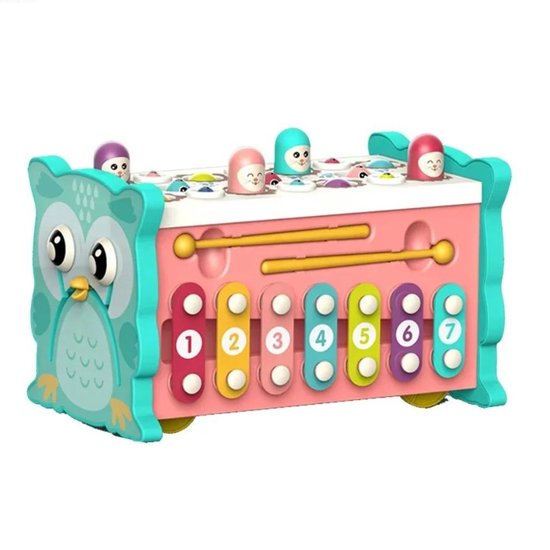 IGOODS 6-in-1 Activiteiten Kubus - Activity Center Baby - Activity Center - Baby Speelgoed - Kinder Speelgoed - Educatief Speelgoed-Baby Activiteiten Kubus - Educatief Babyspeelgoed - Groen