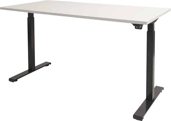 Schaffenburg Sit Support Bureau - électrique 160x80 Chêne cadre blanc