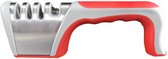 Livano Elektrische Messenslijper - Messenslijper Elektrisch - Messenslijpmachine - Doortrekslijper - Slijpsteen - Knife Sharpener - Sharpening Stone - Electric Knife Sharpener - 4 In 1 - Rood