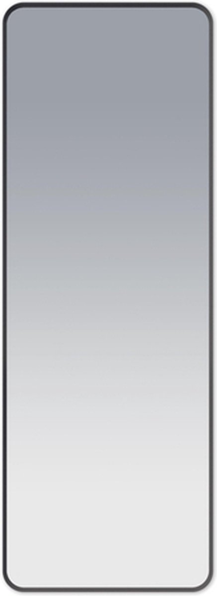 Saniclass Retro Line Spiegel – Passpiegel -140x50 cm – Mat Zwart
