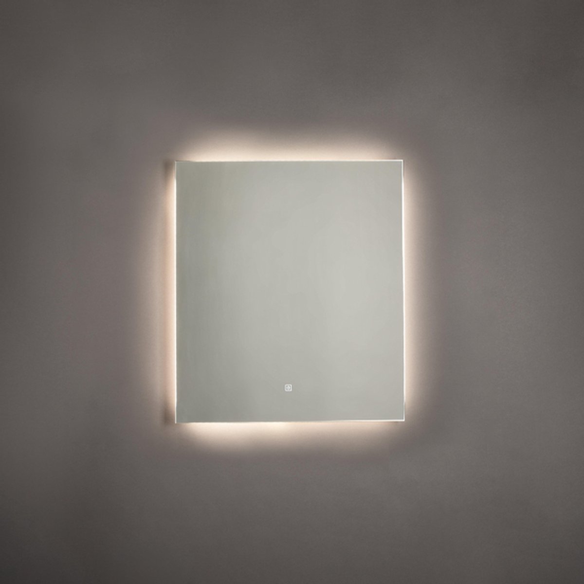 Adema Squared spiegel – Badkamerspiegel – Met verlichting – 60x70 cm