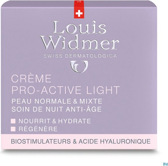 Widmer Nacht Creme Pro-active Light Parf Pot 50ml