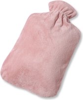 Livano Warmtekruik - Warmtekussen - Warmwaterkruik - Kruik - Met Hoes - Warmwaterzak - Knuffel - Bag - Roze