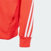 adidas Sportswear Future Icons 3-Stripes Full-Zip Hooded Track Top - Kinderen - Rood- 152