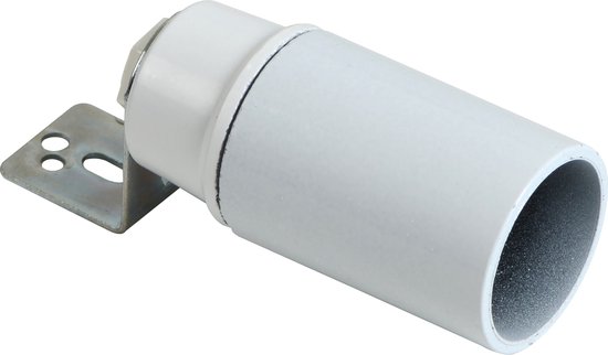 Douille de lampe Handson E14 - Max 40 watts - Avec support de montage à angle droit - Wit
