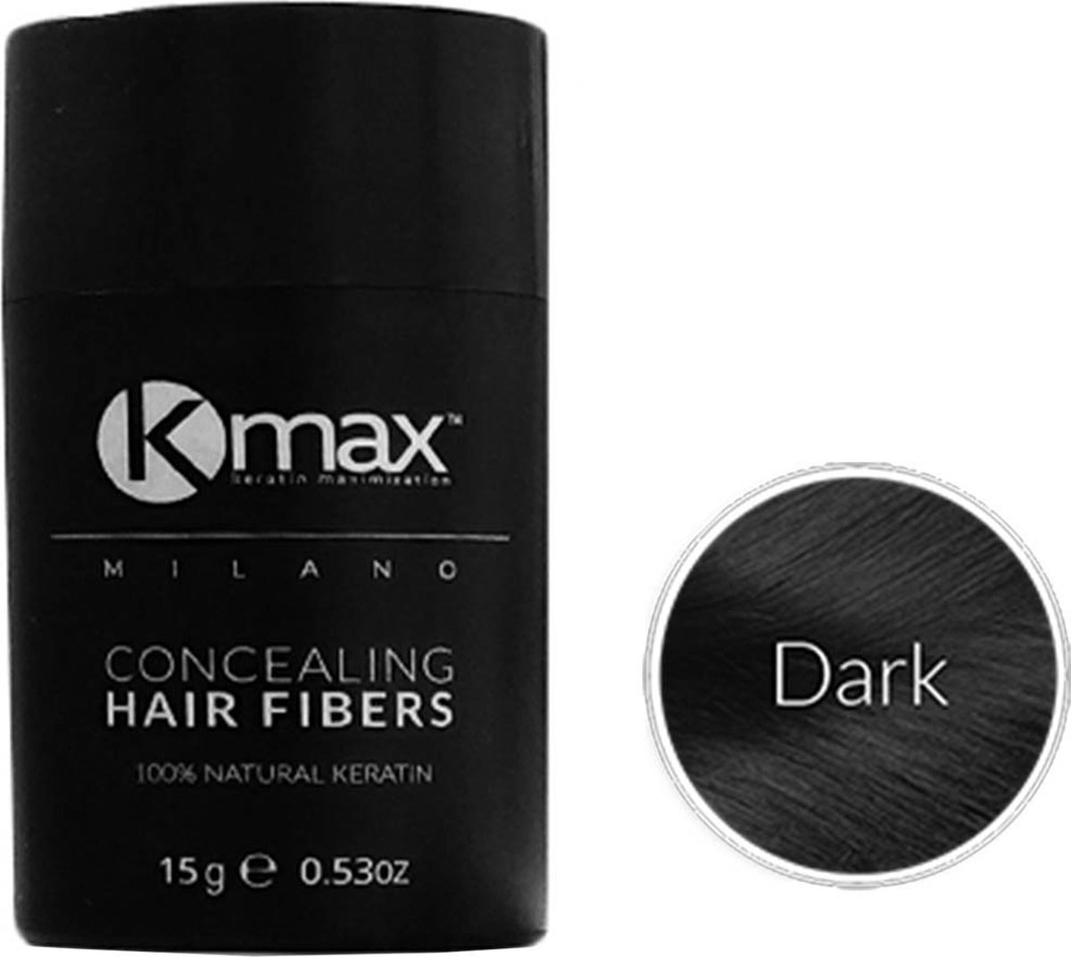 Kmax - Keratine Hair Fibers Zwart