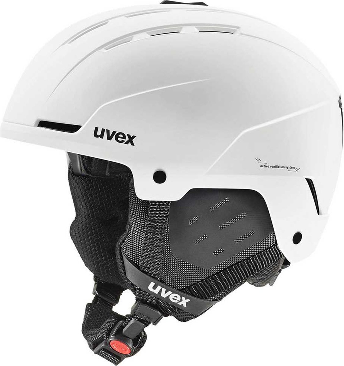 Uvex skihelm Stance Wit - Maat 51-55