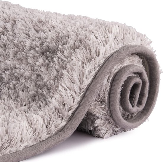 Badmat Beau - Grey Ovaal 50 x 80 cm Badmat Beau - Grey Ovaal 50 x 80 cm