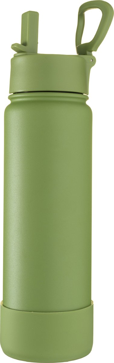 Drinkfles EcoBotl - Epic - 700ml - Olive - Drinkfles - Waterfles - Duurzaam - Geïsoleerd - Herbruikbaar - Eco