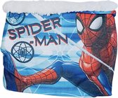 Marvel Spiderman Nekwarmer / Colsjaal - Borg gevoerd - Blauw/Wit - One Size - ± 3-8 jaar