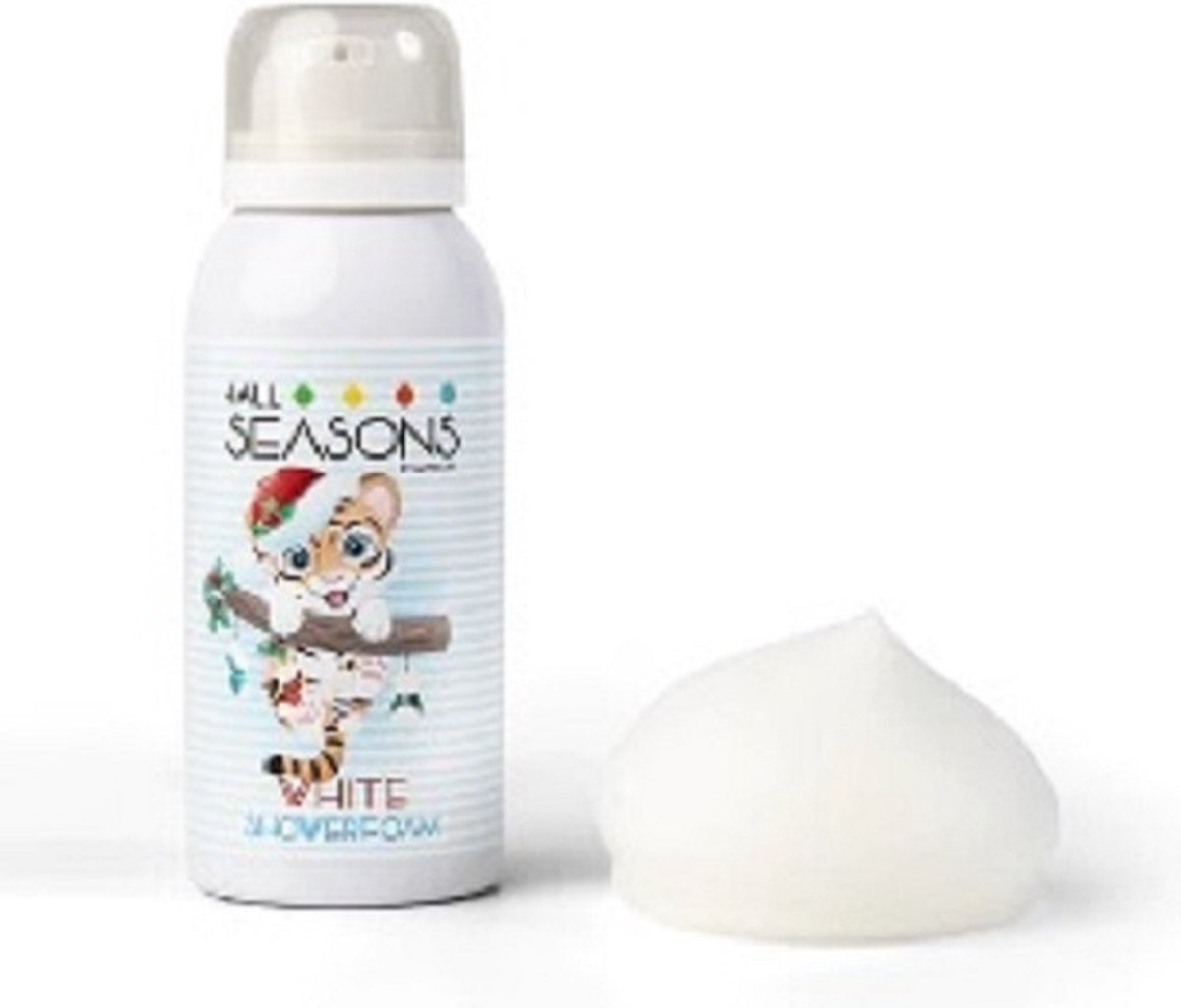 Goedkoopste Shower Foam Happy Holidays White