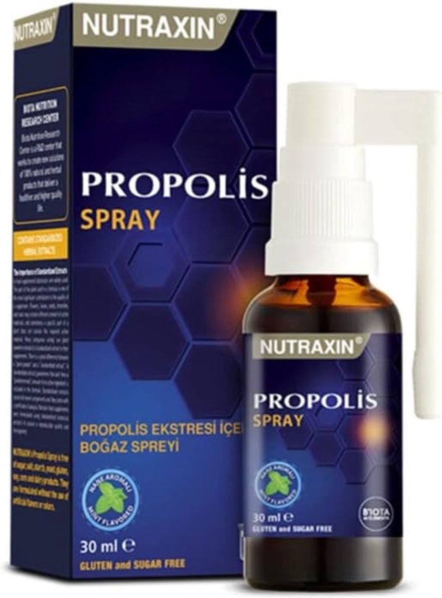 Goedkoopste Nutraxin - Bijen Propolis keelspray, natuurlijk verzachtend, 30 ml (1 fl oz