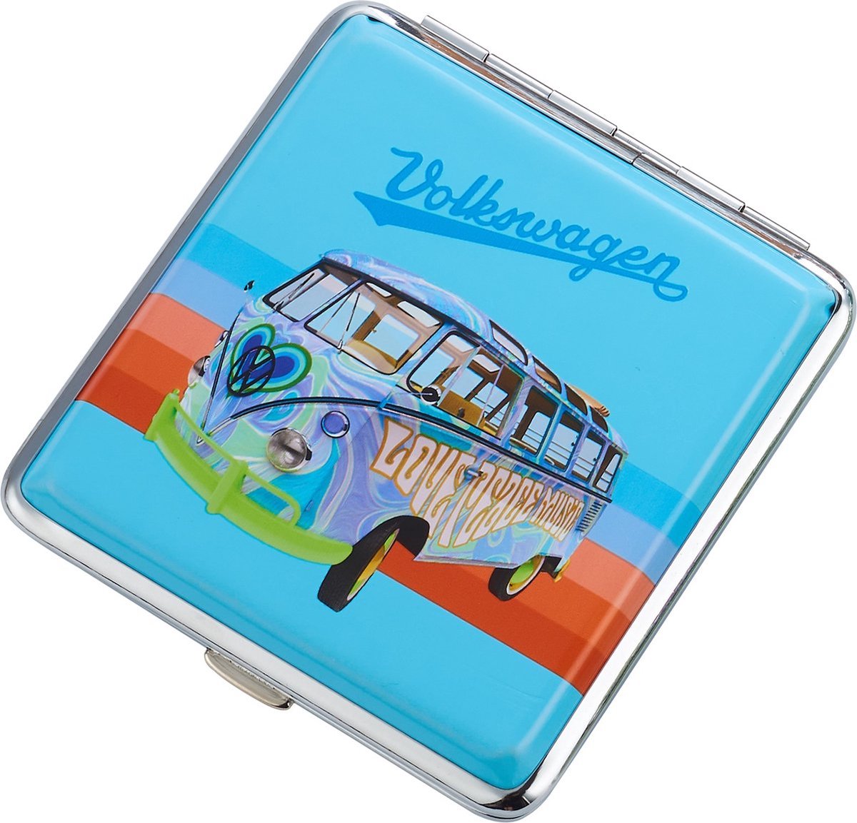 Goedkoopste Sigarettendoosje Volkswagen Love Peace Music - Blauw - 20 Sigaretten