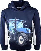 S&C Hoodie Tractor blauw Blauw Kids & Kind Jongens - Maat: 86/92