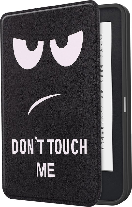 Hoesje Geschikt voor Kobo Clara 2E Hoesje Luxe Bescherm Case Met Screenprotector - Hoes Geschikt voor Kobo Clara 2E Hoes Book Cover - Don't Touch Me van Hoesje  — afbeelding 4