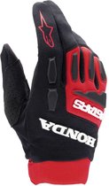 Alpinestars Honda Full Bore Gloves Bright Red Black M - Maat M - Handschoen