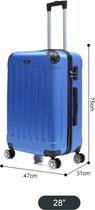 Koffer Traveleo Babij ABS01 NavyBlauw maat XL