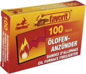 favorit® Oliekachel aansteekstrips, 100 stuks