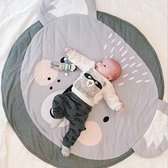 100% katoen Speelkleed Baby Rond Φ95cm - Speelkleed Kinderen - Kindervloerkleed - Kruipmat - Speelmat - Speelmat - Speeltapijt