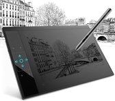 Bol.com Elysium Tekentablet Grafische Tekentablet - 8192 Niveaus - Met Geavanceerde Tekenpen - Tekentablet - Drawing tablet - Zwart aanbieding