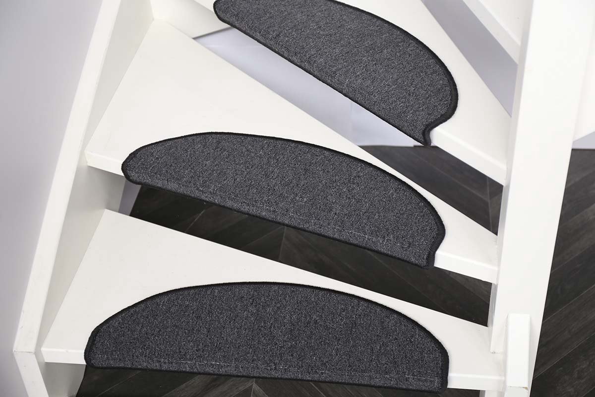 Trapmatten Bali - 15 stuks - antraciet - 65x20x4 cm