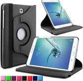 Draaibaar Hoesje - Rotation Tabletcase - Multi stand Case Geschikt voor: Samsung Galaxy Tab S3 9.7 inch T820/T825 (2017) - zwart