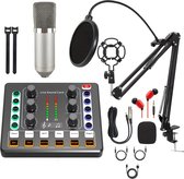 Livano Audio Mixer - Mengpaneel - DJ - Mixer - Gaming - Podcast - Zwart - Set