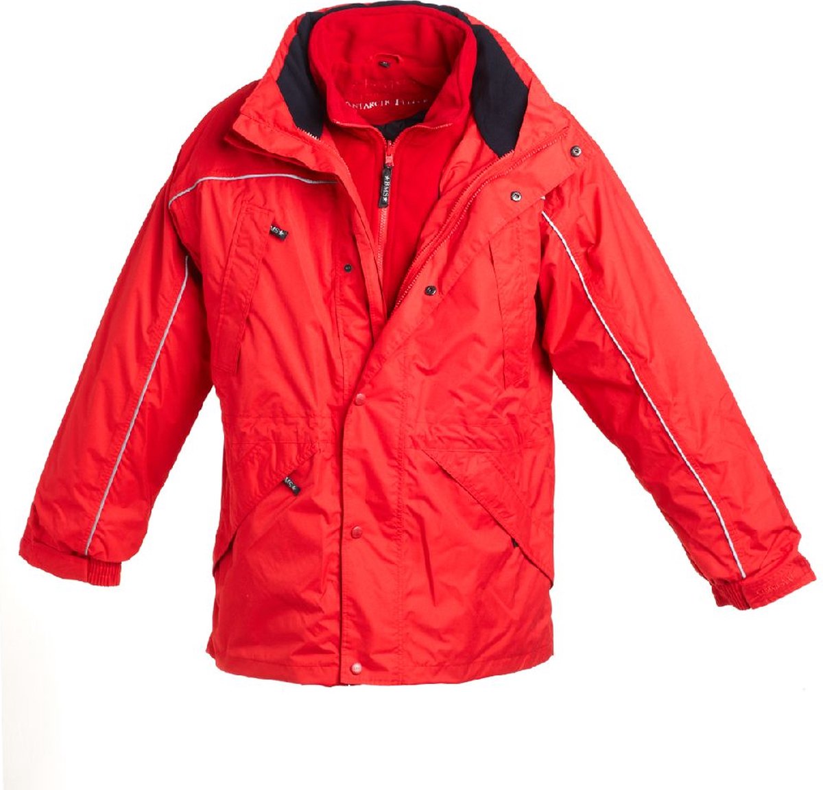BMS Challenge Of Comfort Pro 3-in-1-jas Rood - 5XL