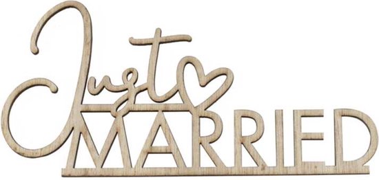 Just Married - Hout