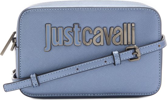 Just Cavalli Metal Dames Crossbody tas Kunstleer - Blauw