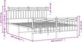 vidaXL-Bedframe-met-hoofd--en-voeteneinde-metaal-zwart-160x200-cm