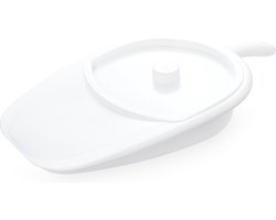 Vitility bedpan met deksel