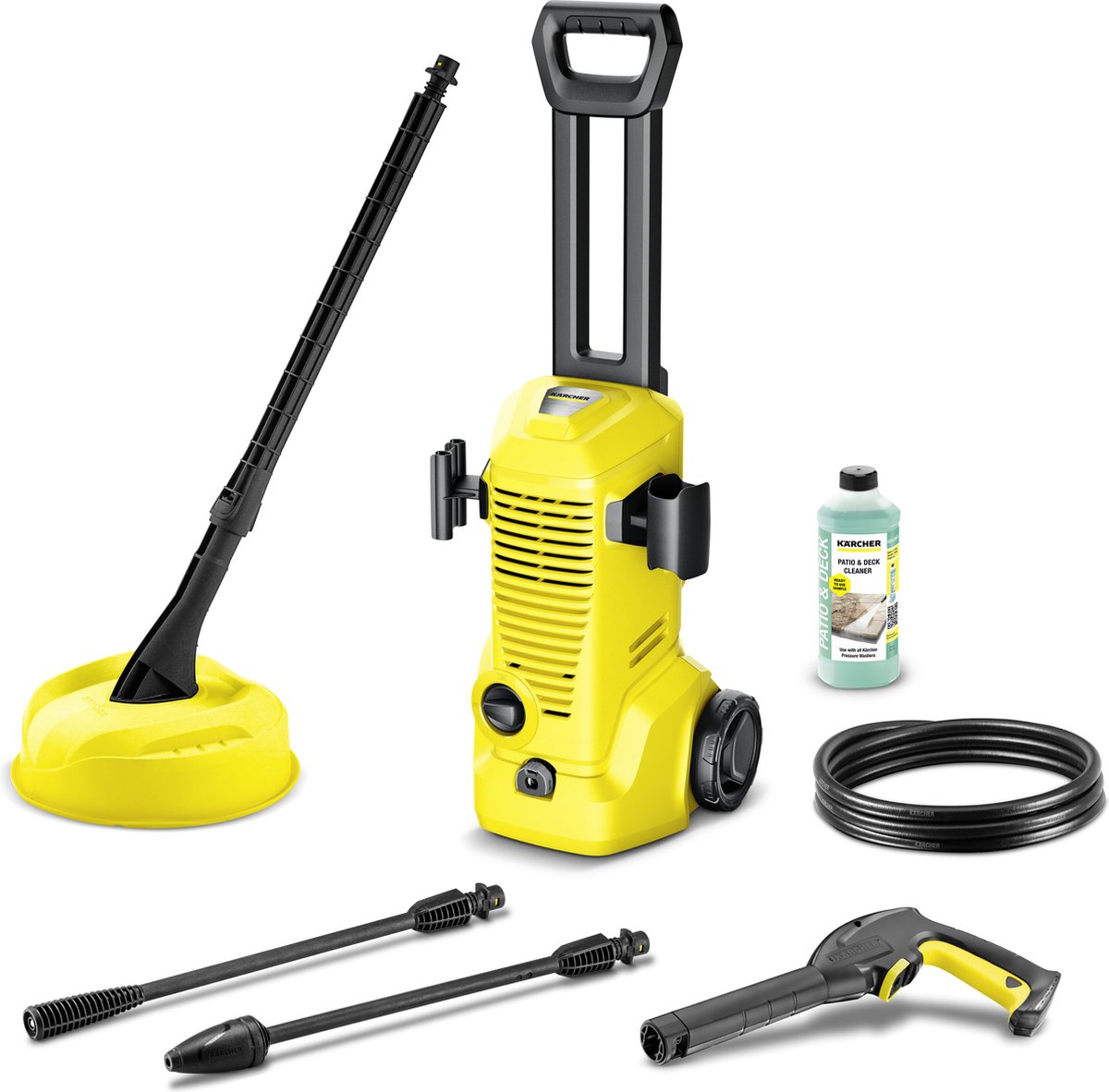 Bol.com Kärcher K 2 Premium Home Hogedrukreiniger - 110 bar - 360 l/u - 20 m2/u - Terrasreiniger T 1 - Geschikt voor oa. fietsen... aanbieding