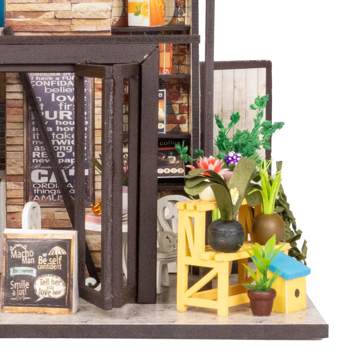 Robotime Simon's Coffee | DIY miniatuurhuisje hout | – Nederland