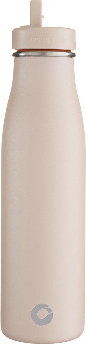 Evolution Ecobotl - 500ml - Mouse - Waterfles - Drinkfles - Roestvrijstaal - - Lekvrij - Geïsoleerd - Sportdop met rietje - Duurzaam