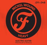 Fazley EPNW1148 Premium Nickel Wound Electric Guitar Strings heavy snarenset voor elektrische gitaar