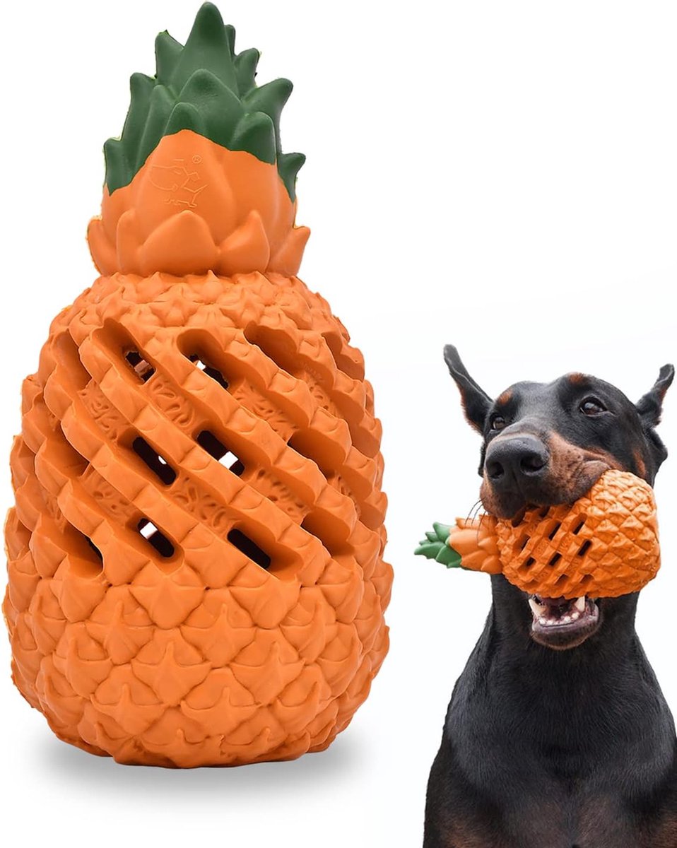 Meritosh© Ananas Snackbal Multifunctioneel Honden Speeltje Hondenspeelgoed Intelligentie - Meritosh