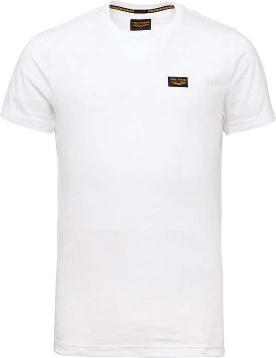 PME Legend - T-Shirt Logo Wit - Heren - Maat L - Modern-fit