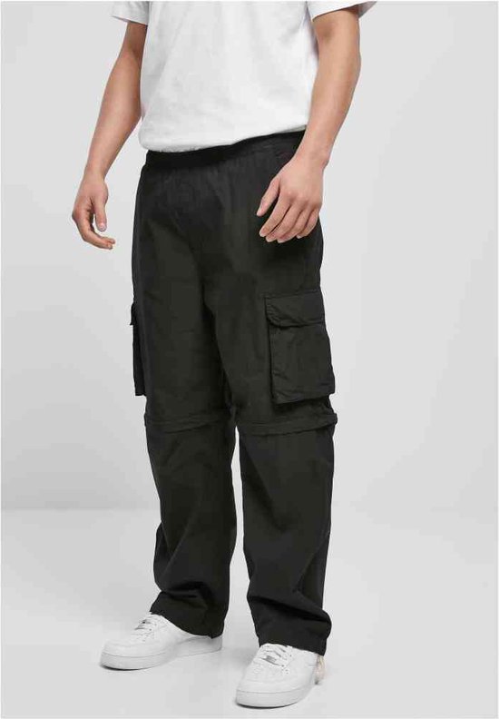 Urban Classics - Zip Away Cargobroek - XXL - Zwart